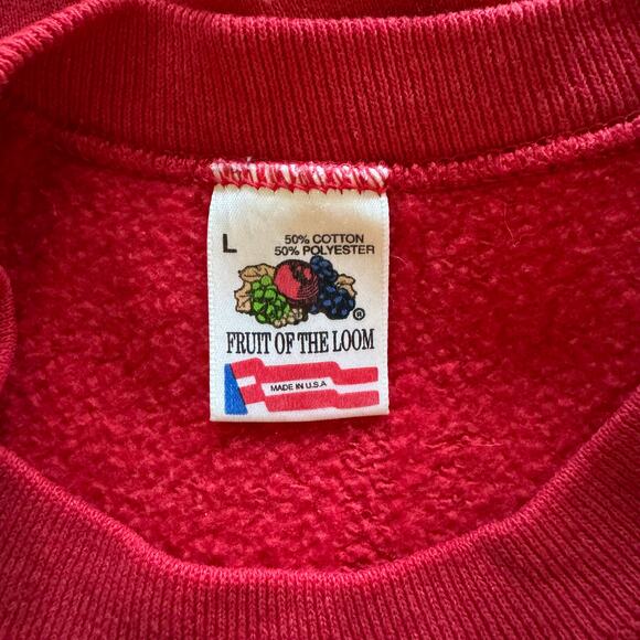 Vintage Crewneck Christmas Sweatshirt Size Large - Picture 9 of 9